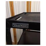 Luxor 3-Shelf Black Utility Cart