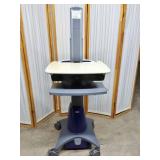 WOW MSRP $4000 Ergotron StyleView Industrial Grade Mobile Laptop Or Stand Up/Sit Computer Workstation Height Adjustable Platform Medical COW Cart - Electronics Not Included! #2 No Key!