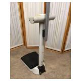 MSRP $600 Seca 703 Wireless Transmission Digital 660lb Bariatric Column Scale W/Height Rod, Power Supply & BMI Function Excellent & Working! Great For Shipping Packages Too!