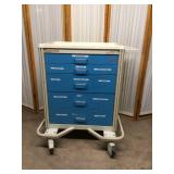 MSRP $1800 ARMSTRONG MEDICAL A-SMART CART 5 DRAWER LOCKING - NO KEY - BUILT TO LAST A LIFETIME! GREAT CONDITION!