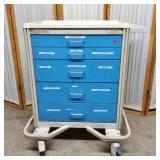 MSRP $1800 ARMSTRONG MEDICAL A-SMART CART 5 DRAWER LOCKING - NO KEY - BUILT TO LAST A LIFETIME! GREAT CONDITION!