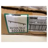 MSRP $600 2 New Open Boxes (Approx 50 Units In Each Box) Liberty Hardware Stainless Steel Bar Cabinet Drawer Pull  3-3/4 Inch Center to Center