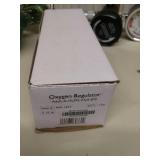 Boehringer Oxygen Gauge Pressure Regulator, New In Box Roscoe Oxygen Gauge Regulator & Oxygen Tank