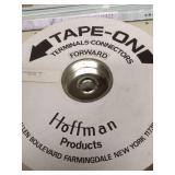 Hoffman Tape-On Terminal Connectors and 2 New Packages Hickory Hardware P1750/20-W Side-Mount White Cabinet Drawer Slides