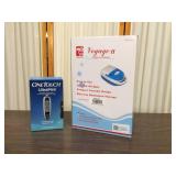 New In Boxes OneTouch UltraMini Blood Glucose Monitoring System and Voyage-II Compressor Nebulizer