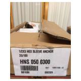 Case = 4 Boxes of Simpson Strong-Tie Hex Head Sleeve-All Anchor