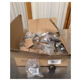 Huge Lot Of Berenson Traditional Advantage One Verona Bronze Rimmed Cabinet Drawer Knobs 9336-10VB-P