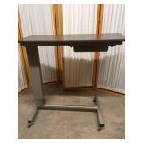 Overbed Table With Slide Out Vanity Tray - Great Condition!