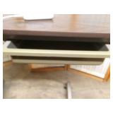 Overbed Table With Slide Out Vanity Tray - Great Condition!
