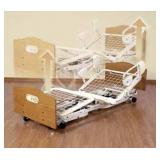 MSRP $3500 JOERNS ULTRA CARE BED MULTI POSITIONAL HI & VERY LOW LONG TERM PATIENT CARE ADJUSTABLE BED W/HAND REMOTE...INCLUDES FREE HIGH QUALITY (RESISTS BED SORES) MATTRESS! EXCELLENT WORKING CON