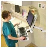 MSRP $1000 Ergotron 45-215-216 StyleView HD Combo Arm (white) - Great Condition - Electronics Not included!