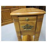 (2) End Tables 25"x15"x21" & 25"x12"x23"