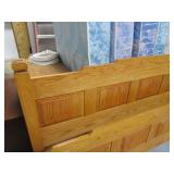 King Size Solid Wood Headboard, Footboard, Side Rails