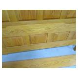King Size Solid Wood Headboard, Footboard, Side Rails