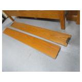 King Size Solid Wood Headboard, Footboard, Side Rails
