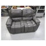 Lay-Z-Boy Power Reclining Leather Loveseat
