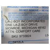 Lay-Z-Boy Power Reclining Leather Loveseat