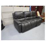 Lay-Z-Boy Power Reclining Leather Couch