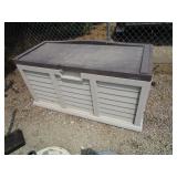 Patio Storage Box & Umbrella Stands