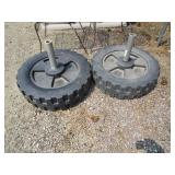 (2) Dock Wheels