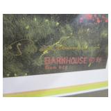 Mirror, Fabric Wall Hanging, Dave Barnhouse Picture "Once In A Lifetime"