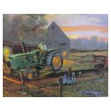 Mirror, Fabric Wall Hanging, Dave Barnhouse Picture "Once In A Lifetime"