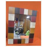 Mirror, Fabric Wall Hanging, Dave Barnhouse Picture "Once In A Lifetime"