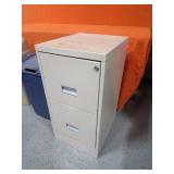 File Cabinet & Trash Cans
