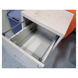File Cabinet & Trash Cans