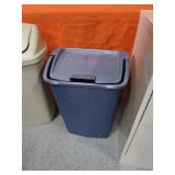 File Cabinet & Trash Cans