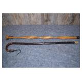 2 Wood Walking Canes