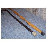 2 Wood Walking Canes