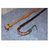 2 Wood Walking Canes