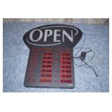 Lighted Open Sign
