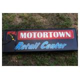 Vintage Motortown Retail Center Sign