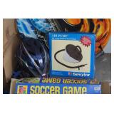 Assorted Toys, Sleds, and Games