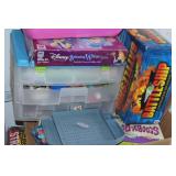 Assorted Toys, Sleds, and Games