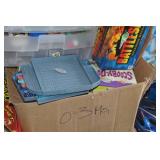 Assorted Toys, Sleds, and Games