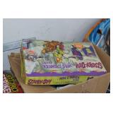 Assorted Toys, Sleds, and Games