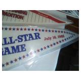 (3) Minnesota Twins Pennants. 1987, 1985, and 1991.  30in. Rare Honeywell. 30in