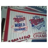 (3) Minnesota Twins Pennants. 1987, 1991.