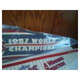 (3) Minnesota Twins Pennants. 1987, 1991.