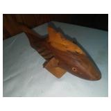 Wood Carving pieces, MN Cribbage board.