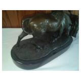 Bullfighter & Bull. very high end piece. Matador.