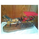 Horse & Wagon wood, Excellent.