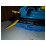GI Joe Submarine & Helicopter, with weapons and bombs.