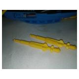 GI Joe Submarine & Helicopter, with weapons and bombs.