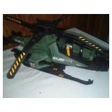 GI Joe Submarine & Helicopter, with weapons and bombs.
