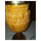 The Last Supper Wood Carved Chalice.
