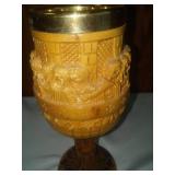 The Last Supper Wood Carved Chalice.